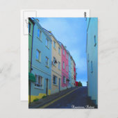 アイルランドのカード、ゴールウェイ社、ラウンドストーン ポストカード (正面/裏面)