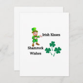 アイルランドのキス、シャムロックの願いが込められたカード シーズンカード (正面/裏面)
