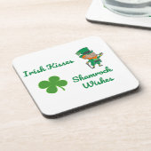 アイルランドのキス、シャムロックの願い コースター (左側)