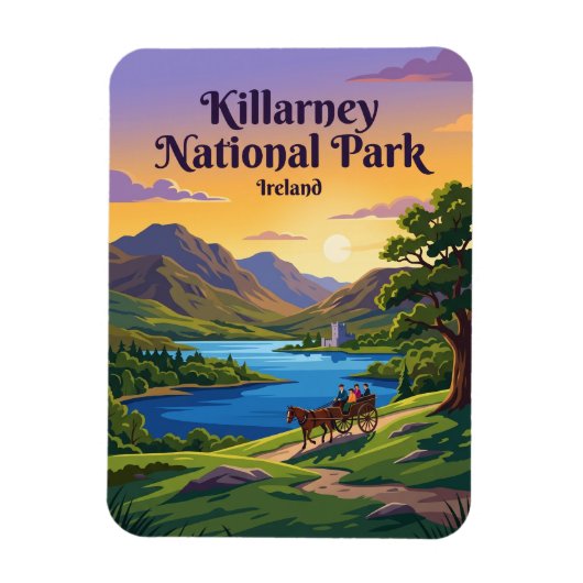 アイルランドのキラーニー国立公園 マグネット (縦)