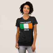 アイルランドのキルケニー州（アイルランド国旗） Tシャツ (正面フル)