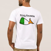 アイルランドのクジラの人のTシャツ Tシャツ (裏面)