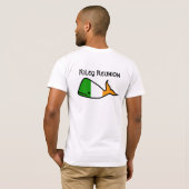 アイルランドのクジラの人のTシャツ Tシャツ (裏面フル)