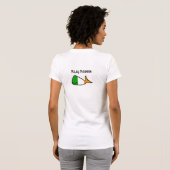 アイルランドのクジラの女性のTシャツ Tシャツ (裏面フル)