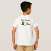 アイルランドのクジラの子供のTシャツ Tシャツ (裏面フル)