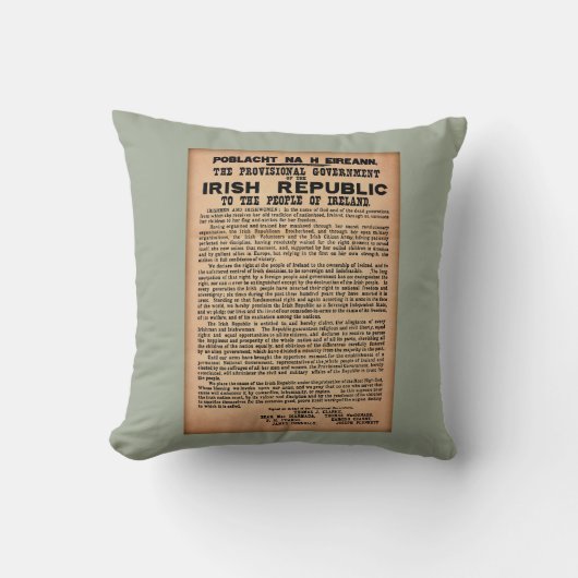 アイルランドのクッションの1916年の布告 クッション (正面)