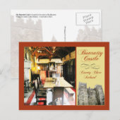 アイルランドのクラレ郡Bunratty城 ポストカード (正面/裏面)