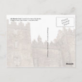 アイルランドのクラレ郡Bunratty城 ポストカード (裏面)