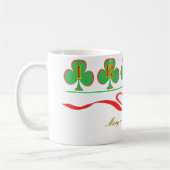 アイルランドのクリスマスのマグ コーヒーマグカップ (左)