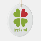 アイルランドのクリスマスの休日の装飾 セラミックオーナメント (右)