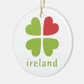 アイルランドのクリスマスの休日の装飾 セラミックオーナメント (左)