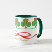アイルランドのクリスマスの信号器のマグ マグカップ (正面右)