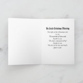 アイルランドのクリスマスの天恵 シーズンカード (内部)