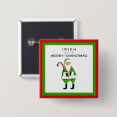 アイルランドのクリスマスの願い 缶バッジ (正面&裏面)