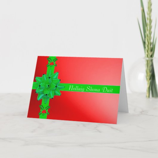 アイルランドのクリスマスグリーティングカードのクリスマスイメージ シーズンカード (正面)