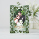 アイルランドのクリスマスフォトカードのシャーロック サンキューカード (スタンド正面)