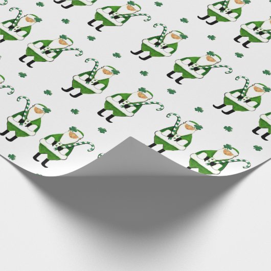 アイルランドのクリスマスプレゼント ラッピングペーパー (角)