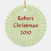 アイルランドのクリスマス飾り セラミックオーナメント (裏面)