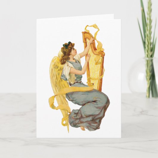 アイルランドのクリスマス・エンジェル シーズンカード (正面)