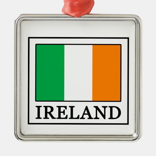 アイルランドのクリスマス オブジェ メタルオーナメント (正面)