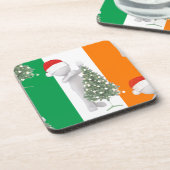 アイルランドのクリスマス コースター (左側)