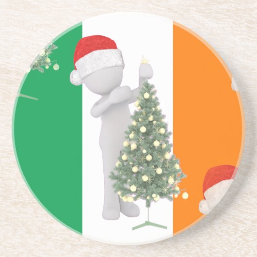アイルランドのクリスマス コースター (正面)