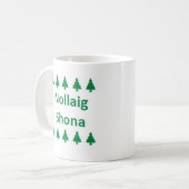 アイルランドのクリスマス コーヒーマグカップ (正面左)