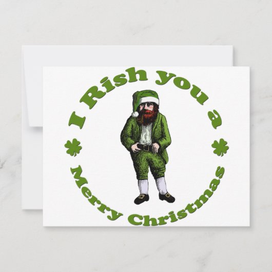 アイルランドのクリスマス シーズンカード (正面)