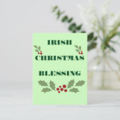 アイルランドのクリスマス シーズンポストカード (スタンド正面)