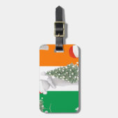 アイルランドのクリスマス ラゲッジタグ (正面縦)