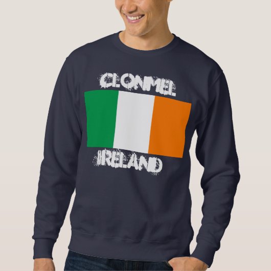 アイルランドのクロンメル国旗 スウェットシャツ (正面)