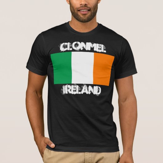 アイルランドのクロンメル国旗 Tシャツ (正面)