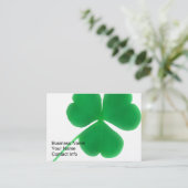 アイルランドのクローバーの名刺 名刺 (スタンド正面)