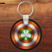 アイルランドのクローバー キーホルダー (正面)