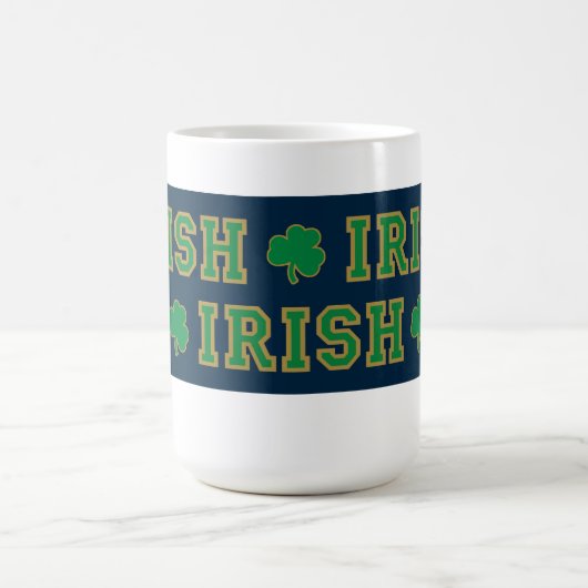 アイルランドのクローバー コーヒーマグカップ (中央)
