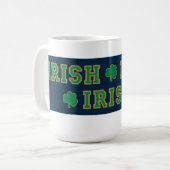 アイルランドのクローバー コーヒーマグカップ (正面左)