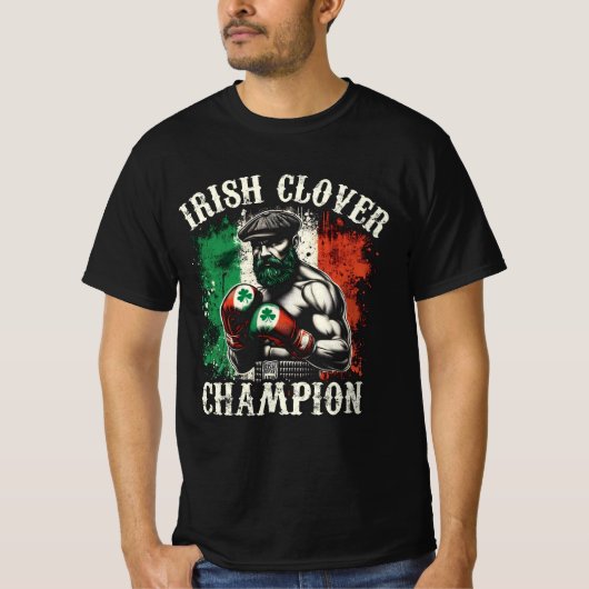 アイルランドのクローバー チャンピオン Tシャツ (正面)