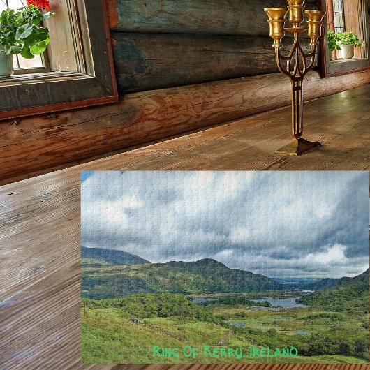 アイルランドのケリー島のジグソートラベルリングや輪。 ジグソーパズル