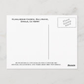 アイルランドのケリー州Dingleのキルマルケダール教会 ポストカード (裏面)