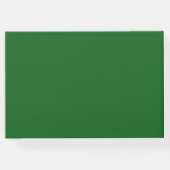 アイルランドのケルト愛好家グリーン結び糸細工アート ゲストブック (裏面)