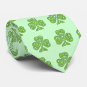 アイルランドのケルト族のシャムロックのタイ ネクタイ (ロール)