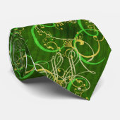 アイルランドのケルト族のダマスク織デザイナータイ ネクタイ (ロール)