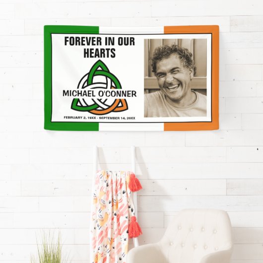 アイルランドのケルト結び目模様写真記念館 横断幕 (インサイチュ)