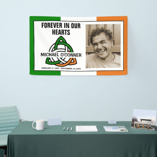 アイルランドのケルト結び目模様写真記念館 横断幕 (トレードショー)