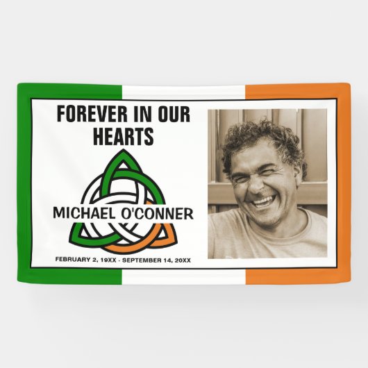 アイルランドのケルト結び目模様写真記念館 横断幕 (横)