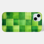 アイルランドのケルト色の緑の格子模様の色合い Case-Mate iPhoneケース (裏面 (横))