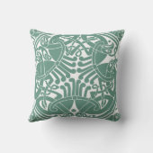 アイルランドのケルト色の鳥の円カスタム色を選択 クッション (裏面)