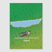 アイルランドのゲレンダロウアッパーレイクの地図 (正面)