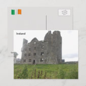アイルランドのコクレア州レアメナ城 ポストカード (正面/裏面)