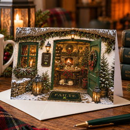 アイルランドのコテージ アイルランドのクリスマス ウェルカム ホリデー カード